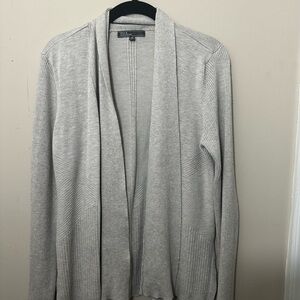 Eileen Fisher Gray Open Front Cardigan